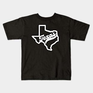 Texas State Map Kids T-Shirt